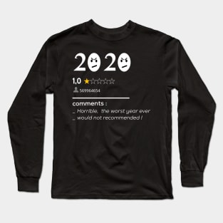 2020 one star rating Long Sleeve T-Shirt